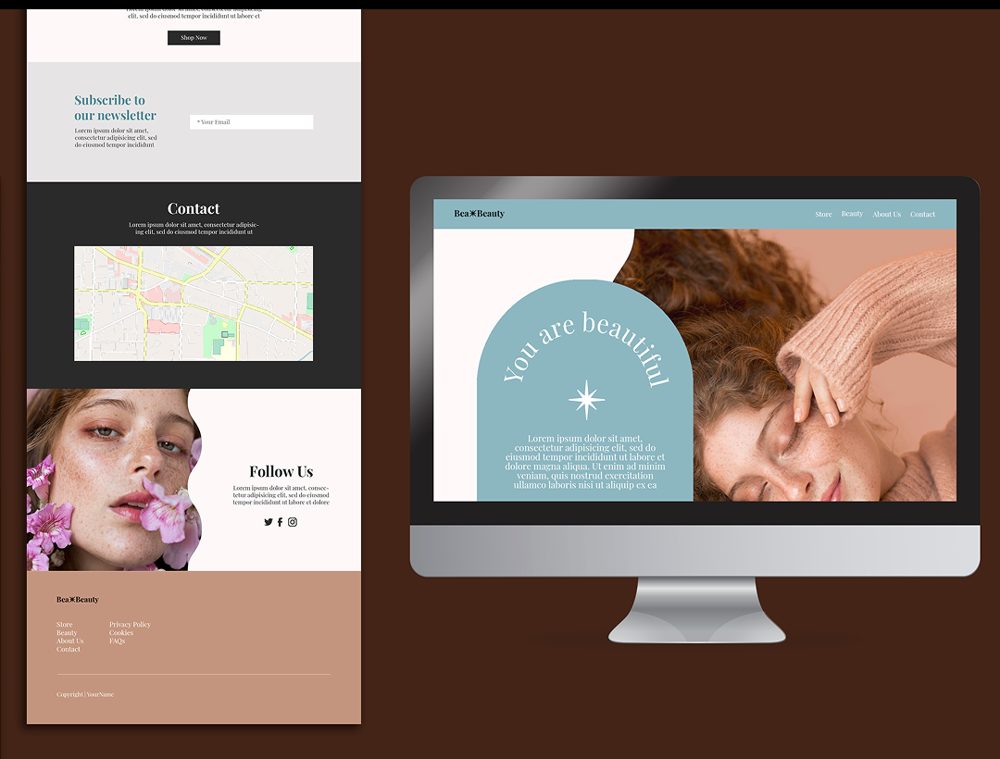 Beauty Brand Website by Digitlox